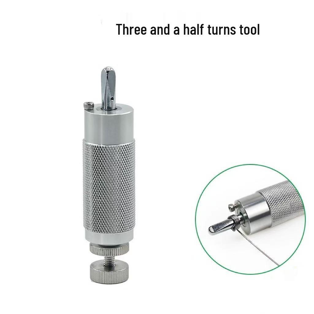 Klavierstimm- und Reparaturset: Besaitungswerkzeug, Saitenwickler, Saitenhaken & Saitenaufleger