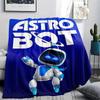 1 Pezzo Coperta in Flanella con Stampa ASTRO BOT, Alta Qualità, Confortevole per Tutte le Stagioni, Decorazione per la Casa, Calore e Comfort, Perfetta per Regali di Natale