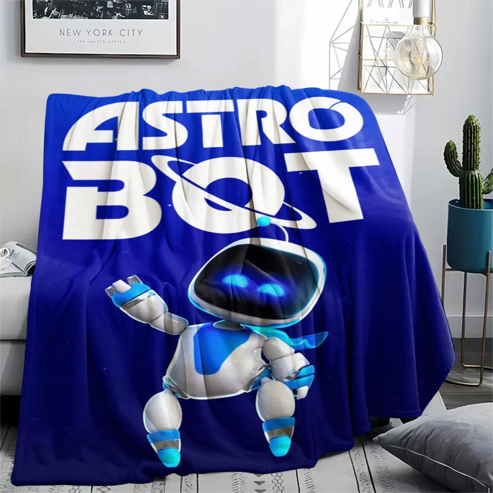 1 Pezzo Coperta in Flanella con Stampa ASTRO BOT, Alta Qualità, Confortevole per Tutte le Stagioni, Decorazione per la Casa, Calore e Comfort, Perfetta per Regali di Natale