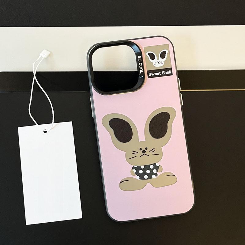 Trendy brand cool animals for iPhone17 mobile phone case 15/16pro colored silver IMD14 personality 12 men 13 women x