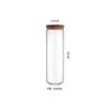 Wood Lid Glass Airtight Canister Kitchen Storage Bottles Jar Sealed Food Container Tea Coffee Beans Grains Candy Jars Containers