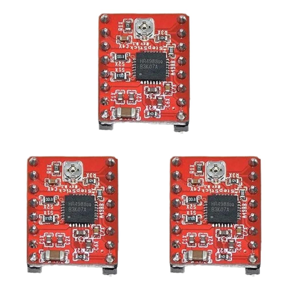 1-5pcs A4988 DRV8825 Stepper Motor Driver Control Board with Heat Sink Motor Driver Extension Shield Module for 3D Printer