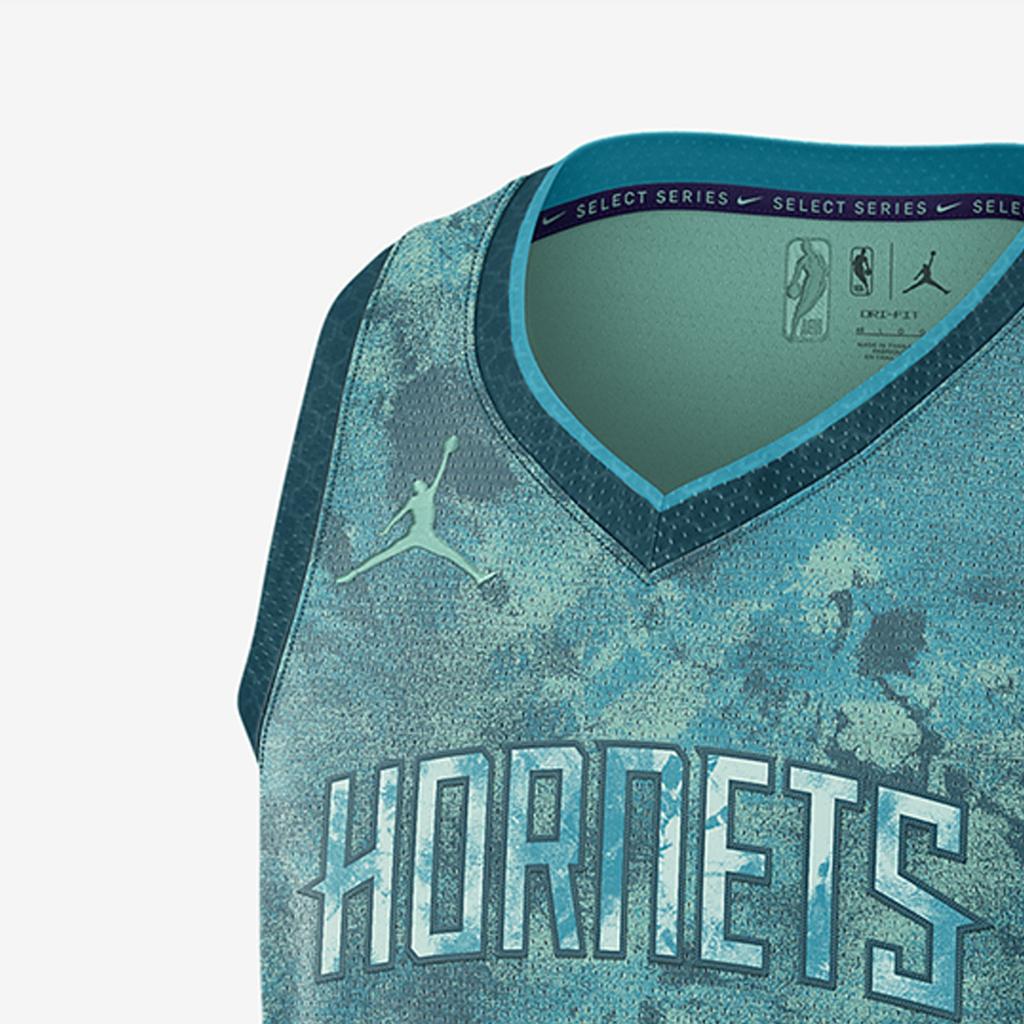 Nike NBA Lamelo Ball Hornets 2023 Dres Teal Pánský Streetwear FD4104-305