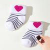 6Pairs/Set New Autumn And Winter Thick Warm Socks For Baby Boys And Girls Sweet Newborn Cotton Loop Middle Stockings 0-12Months