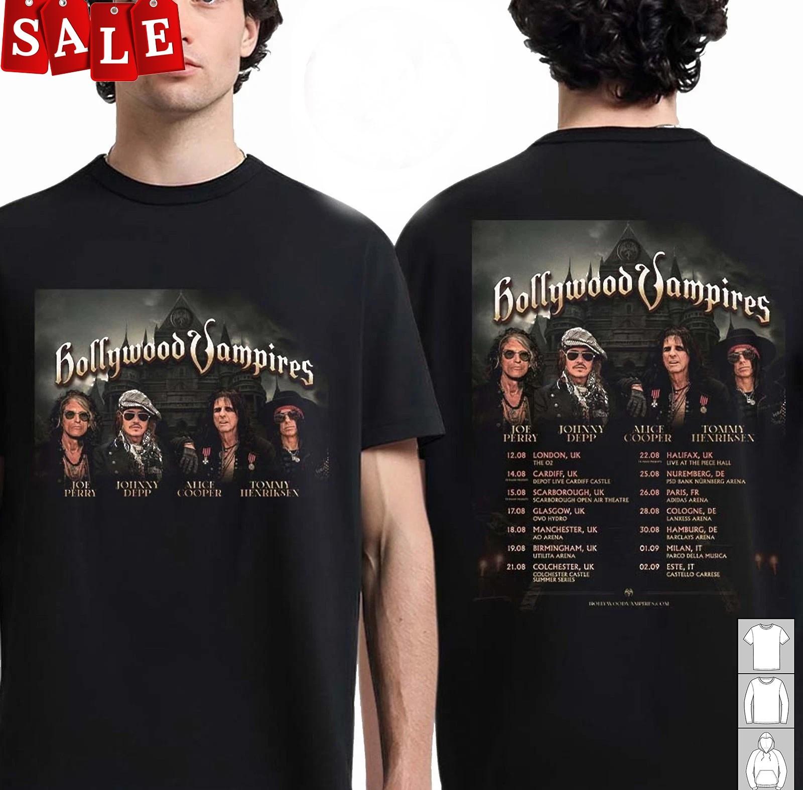 New Hollywood Vampires 2026 World Tour Cotton Unisex S-5XL Shirt NH622 S