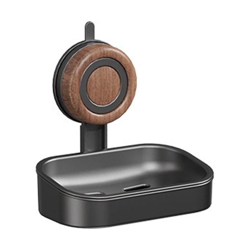 Soap Dish For Shower, Wall Mounted Bar Soap Holder, Suction Cup Detachable Self Draining Soap Case For Shower Bathroom
