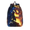 Fashion Pokemon Backpack  Mochilas Adjustable Strap For Work Zipper Closure Rucksack