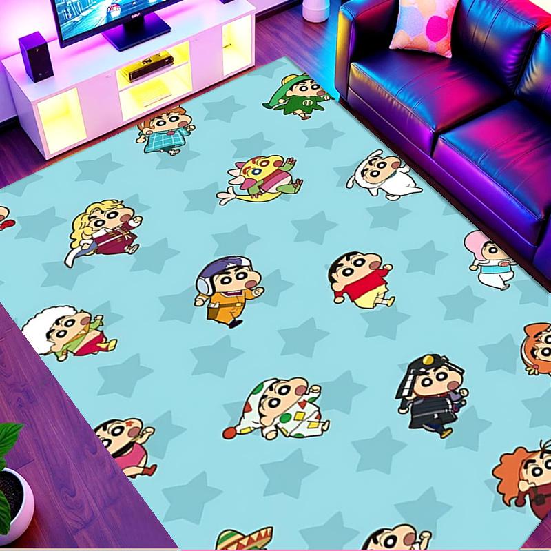 Cartoon comics Print Rug, Washable Floor Carpet, For Entryway Dorm Laundry Room Office Study, Home Decor Birthday Christmas Gift