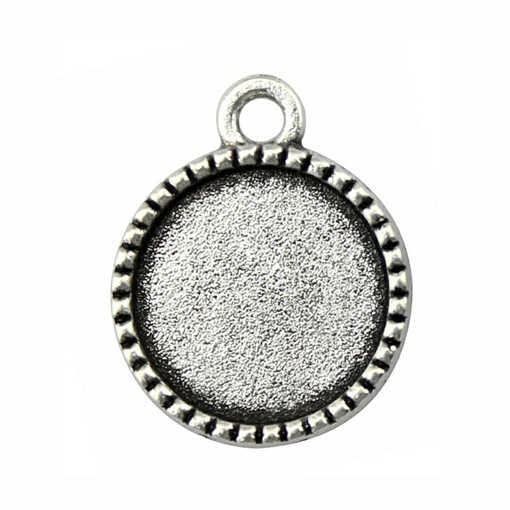 Accessories Parts Fit Round 8-15Mm Glass Cabochon Base Setting Tray Wedding Jewelry Findings QA016