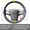 Hand Sew Car Steering Wheel Cover For Holden Colorado (AU) For Isuzu D-MAX Mu-X