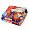 Son Goku DBZ Blanket Flannel Summer Air Conditioning Anime Multi-function UltraSoft Throw Blanket for Bed Couch Plush Thin Quilt