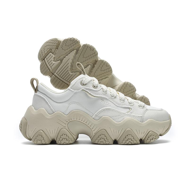 Fila Classic Comfortable Fashion Versatile Breathable Sweat-Absorbing Low-Top Casual Shoes Women Sneaker White F12W422307FET