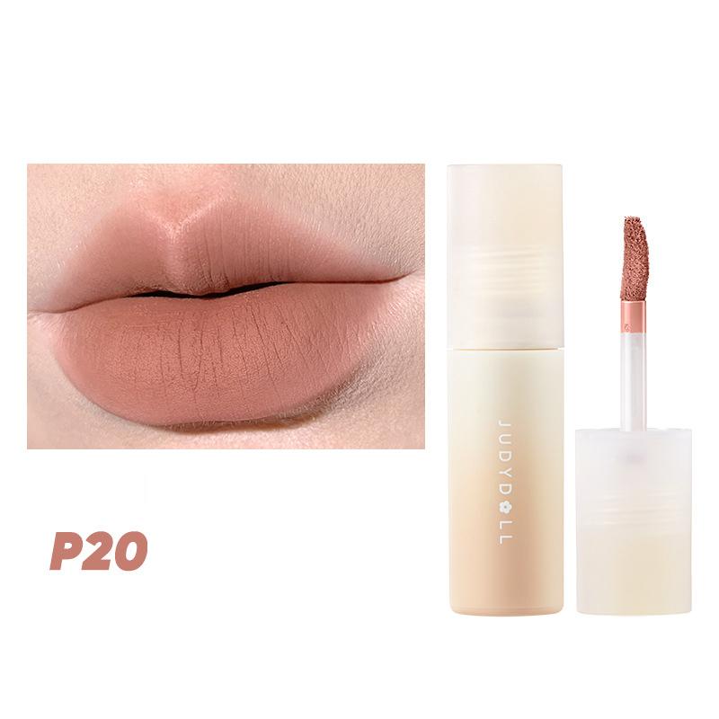 Lápiz labial Barro labial crema pequeña puré show blanco boca rojo caja ciega brillo labial mate