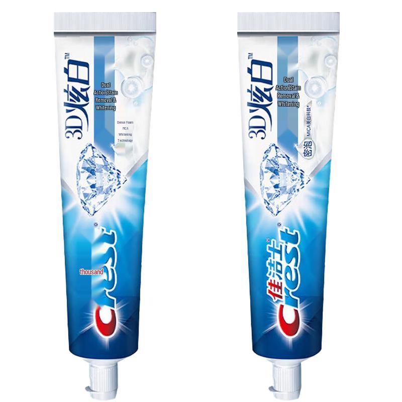 Crest 3D White Dual Action Whitening Toothpaste
