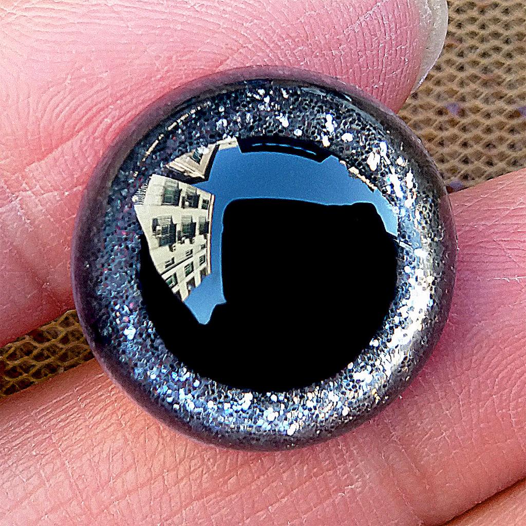 10 perechi Ochi de Siguranță 3D din Plastic cu Sclipici Pentru Jucării Croșetate Măiestrie Big Amigurumi Păpuși de Tricotat de Pluș 9/10/12/14/16/18/20/24mm