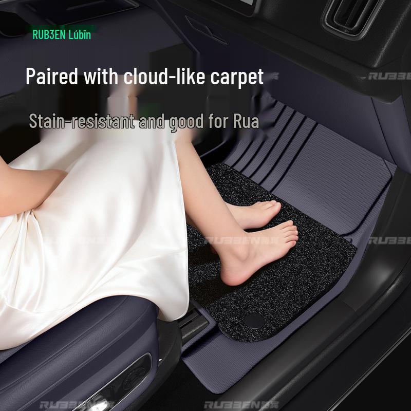 Lubin's TPE floor and trunk mats, plus interior protection for Leapmotor LAFA5.