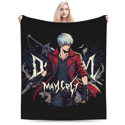 Dante Game DMC Devil May Cry Blankets Velvet Summer  Multi-function Soft Throw Blanket for Home Car Bedspreads