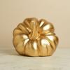 Retro Pumpkin Statue Resin Miniature Figurine Sculpture Micro Landscape Pumpkin Ornament  Autumn