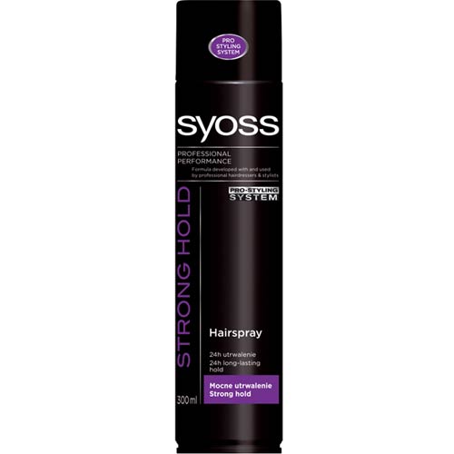 Syoss Strong Hairspray, Very Strong Hold, Level 4; 300