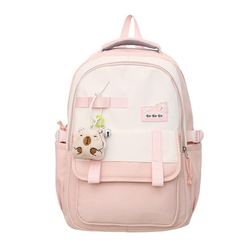 Nylon Casual Backpack For Students With Reduced Load And Laptop Storage