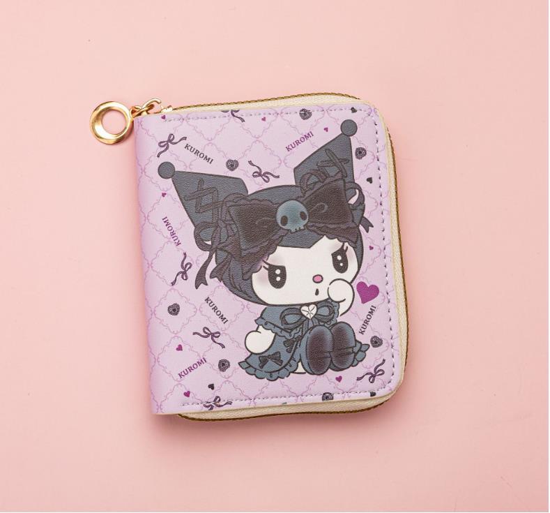 New Cartoon Anime Cute Zipper Wallet - Women's Coin Purse & Card Holder