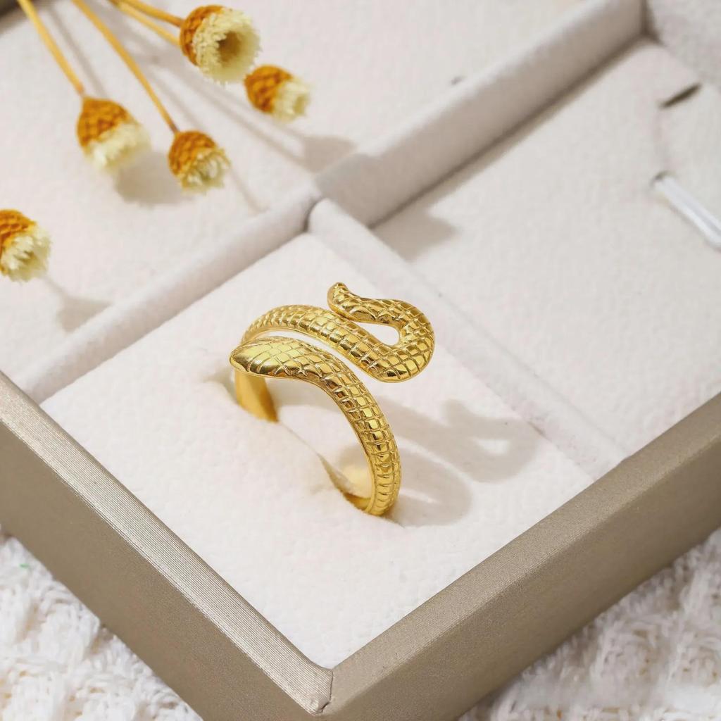 European & American Style Titanium Steel Open Ring - Fashionable, Versatile Jewelry for Women