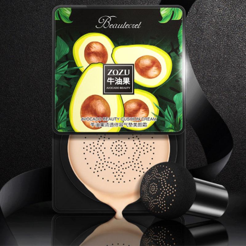 Avocado Oil Control Beauty Cream Whitening and Concealer Liquid Foundation Long Lasting Waterproof Mushroom Cushion Bb Cream