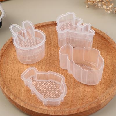 3Pcs/Set Cartoon Shape Rice Ball Mold Sushi Roll Mold Rice Ball Bento Press Mold DIY Tools Kitchen Accessories