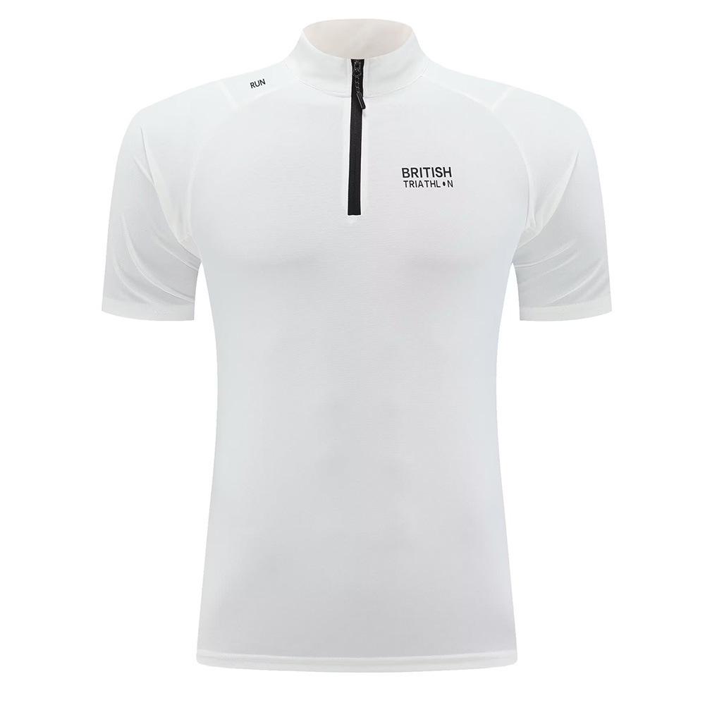 Unisex Quick-Dry Half-Zip Fitness Top for Outdoor Running