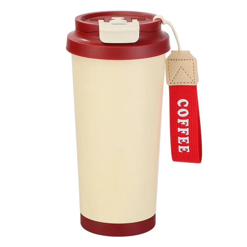 316 stainless steel 500ML electric mixing cup, rechargeable,360 ° sealed and leak proof,insulated and cold,for milk,coffee,juice