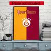Galatasaray Personalized Name Diamond Paintings Mosaic Wall Round Diamond Art Painting Kits Embroidery Crystal Accessories Frameless