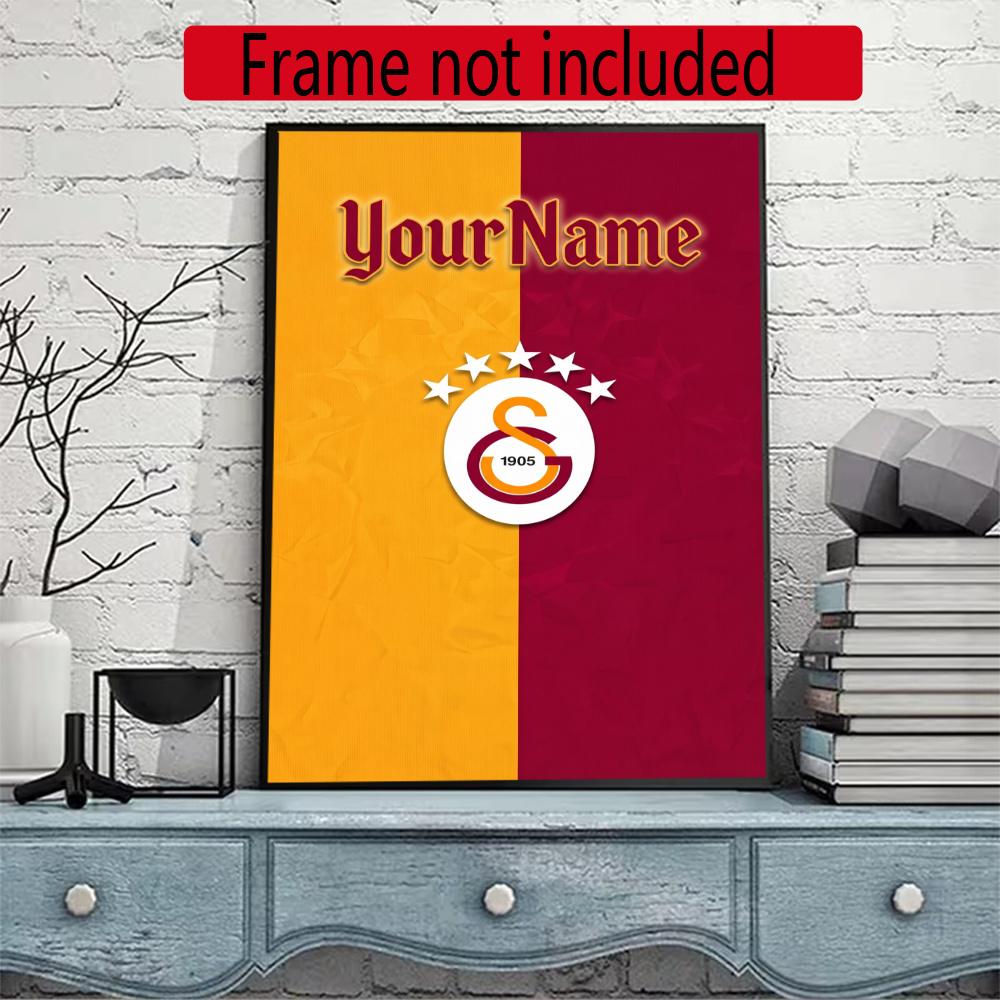Galatasaray Personalized Name Diamond Paintings Mosaic Wall Round Diamond Art Painting Kits Embroidery Crystal Accessories Frameless