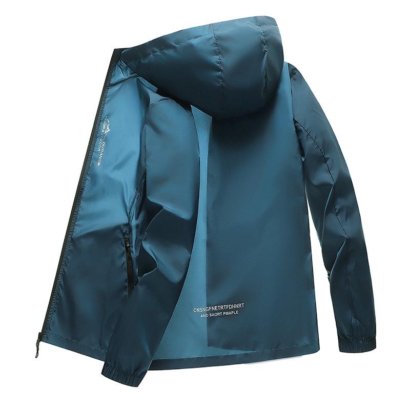 Men's Summer Sun Protection Jacket - Breathable, Ice Silk, Anti-UV, Ideal for Outdoor Fishing.