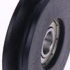 1Pcs U Groove Wire Rope Over Line Pulley Lightweight Durable Nylon Lifting Wheel for Home DIY Hanging Decor Installation
