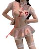 Charm Nurse Uniform Sexy Lingerie Women Free Passion Bed Flirting Seduction Small Breasts Sexy Suit