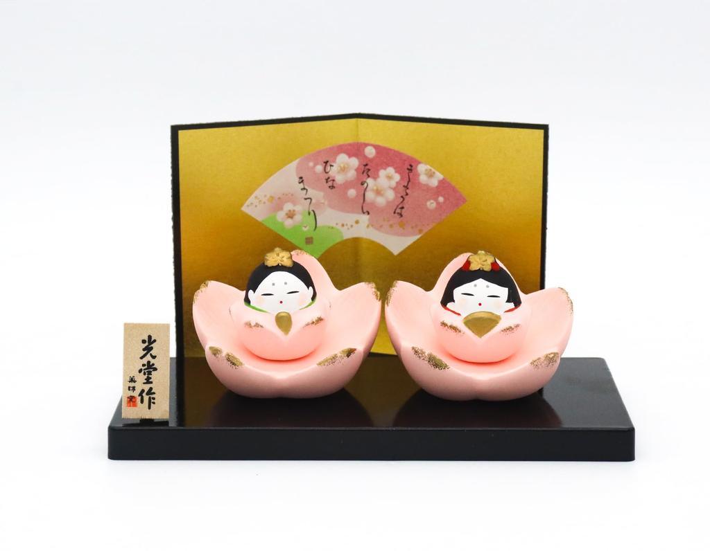 Craftsman House Hina Dolls, Kinsai, Children's Day, Double Cherry Blossoms, Hina Dolls