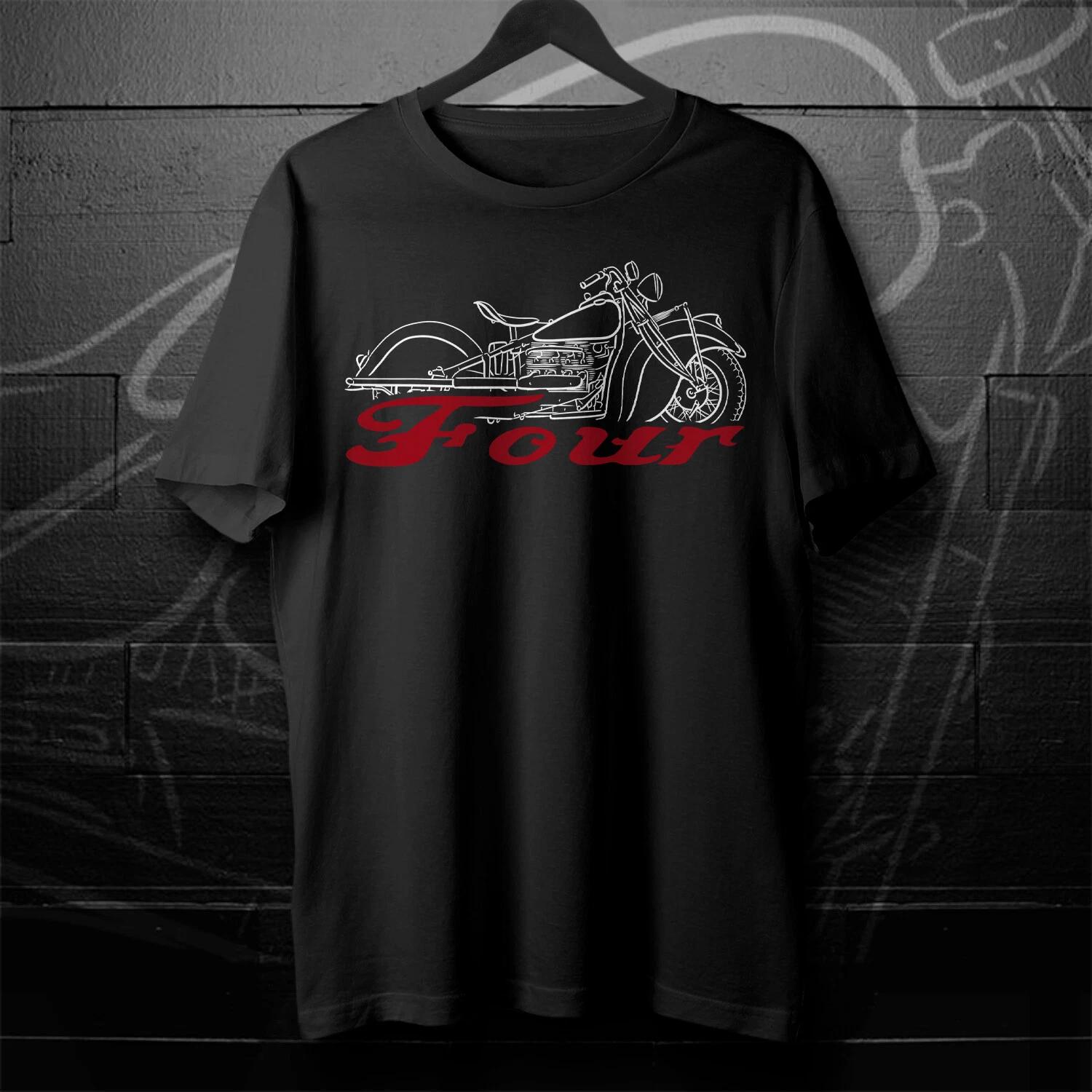 Men s and Women s T-shirts Indian Four 1928-1942 Motorcycle XXL