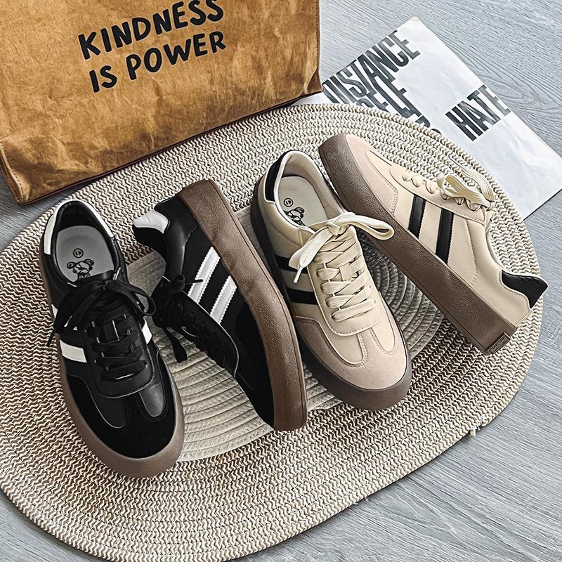 Autumn new Hong Kong style chic retro moral training shoes popular versatile trend couple fashion board shoes student