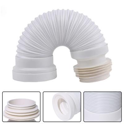 Extendable WC Pan Connector Flexible Home Plumbing Toilet Waste