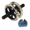 200mm Bauchmuskelrad Roller Rutschfest Doppelte Räder Trainingsroller für Core-Training
