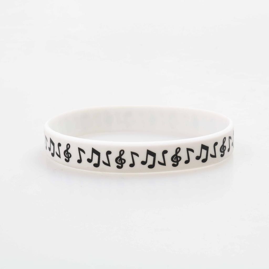 1PCS Music Bracelet Outdoor for  Birthday Gift for Kid Fashion Piano Jewelry Sports  Silicone Wristband