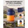Taza Extractor de Jugo Inalámbrica 180W, Taza Extractor de Jugo Inalámbrica Portátil con Líneas de Medición Precisas, Batidora Personal Recargable para Viajes, Oficina, Gimnasio