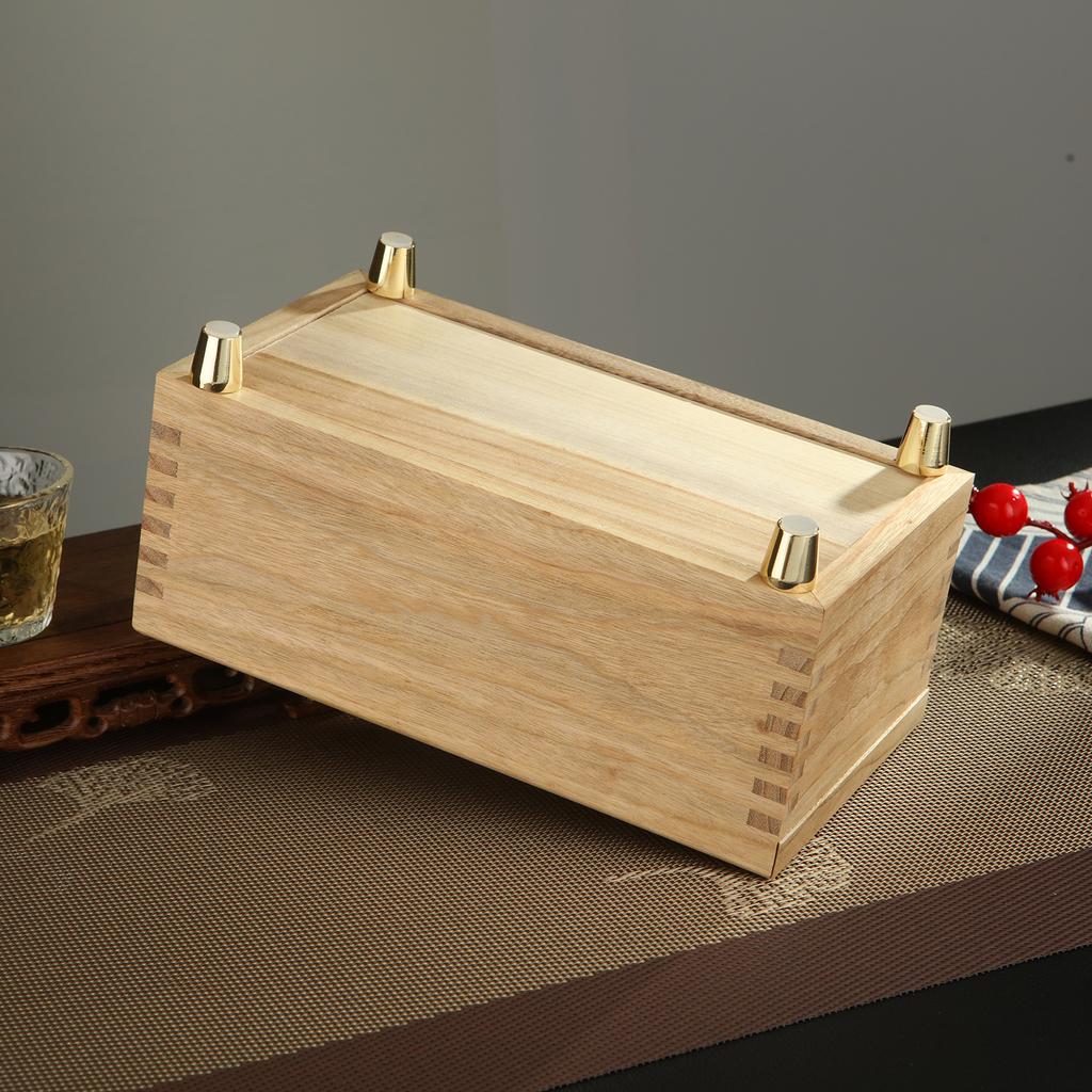 Wooden Storage Box Coffee Bean Storage Container Nut Spice Storage Box Tea Canister Eco-friendly Kitchen Organizer Case