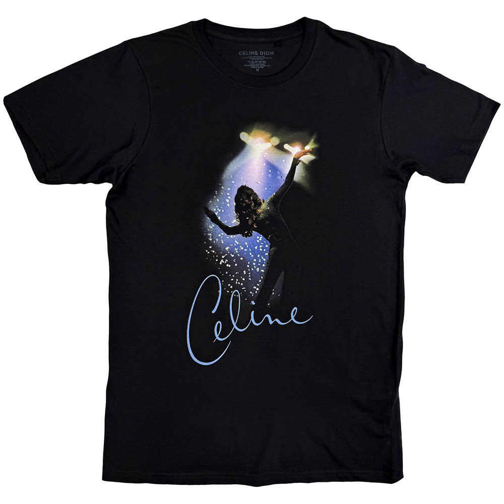 Celine dion tshirt spotlight black official new L