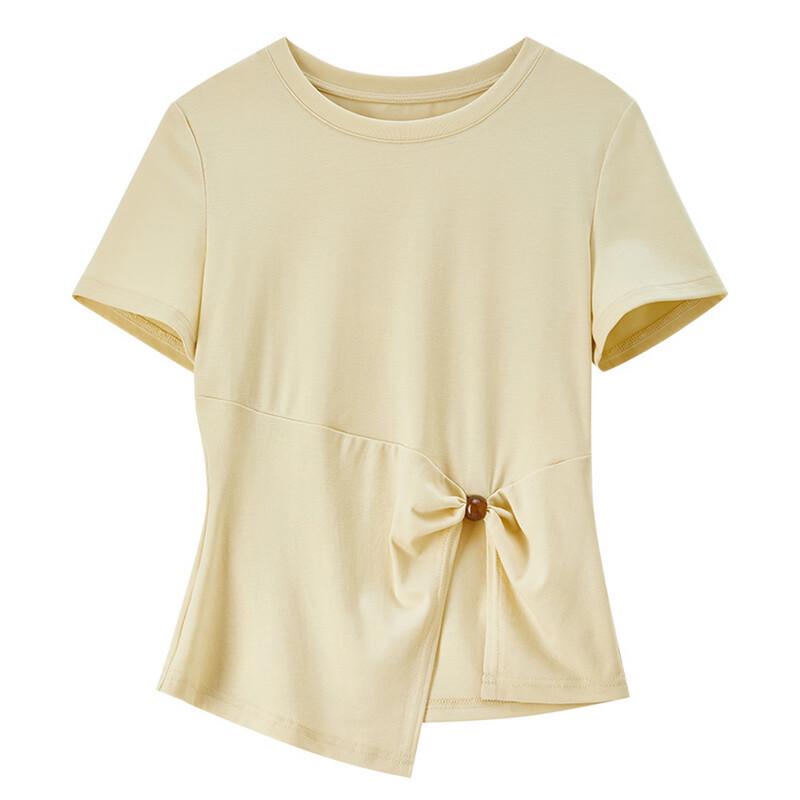 Shangdudbila Women's Lyocell Cotton Blend T-Shirt