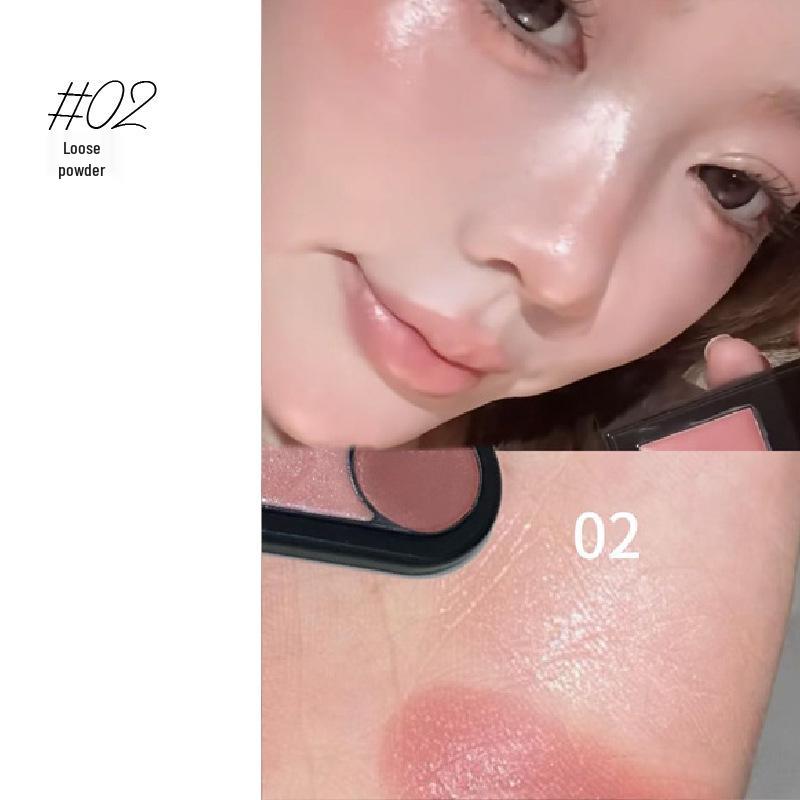 HERORANGE Crimson Dusk Dual-Use Cream: Nude Matte Highlighter & Blush