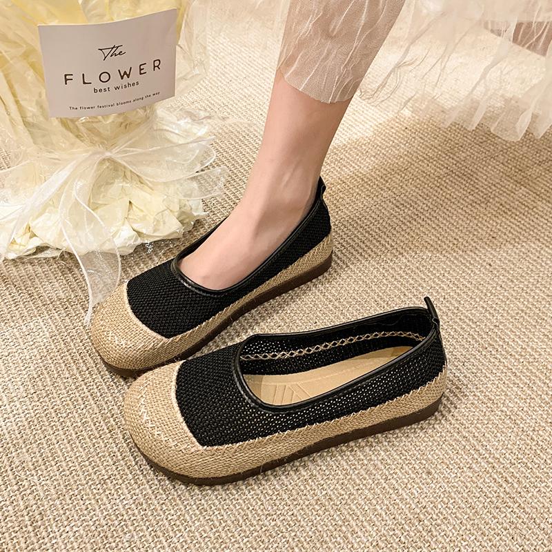 Fashion 2025 Hot selling Shoes Tennis Female Dress Flats Soft Summer Breathable Fabric Breathable Shoes Soft