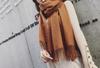 Elegant Women' Scarf for Winter Warm Chic SCARF 180x66 Gray-black
