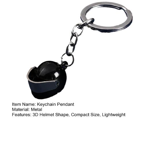 Keychain Pendant Mini Motorcycle Helmet Key Chain Helmet-Shaped Key Holder Bag Charm Motorcycle Car