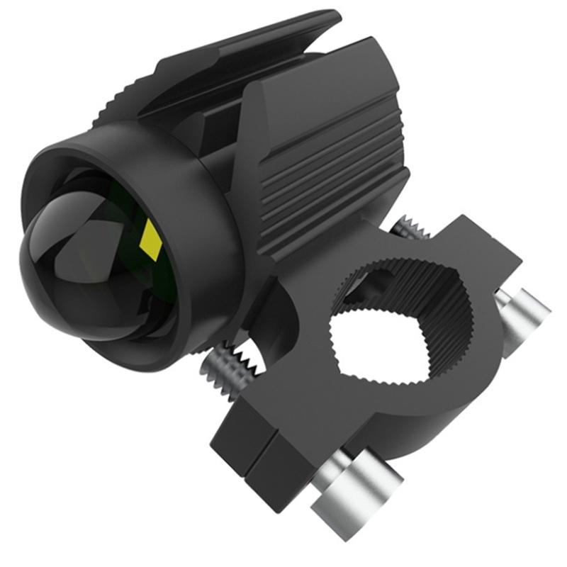 

15 Вт супер яркая трехмодельная светодиодная фара для мотоцикла/мини-объектив проектора для автомобиля, квадроцикла, вспомогательная противотуманная фара чёрный